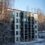 Modern Finnish Apartment Building With Covered Balconies