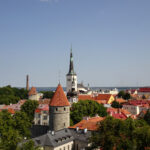 View From Patkuli Viewing Platform Toompea Hill Tallinn