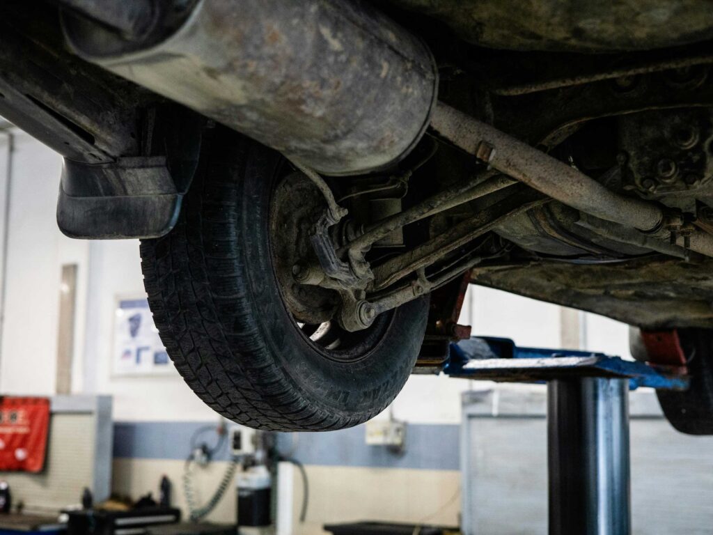 Car Inspection Bottom Of Car