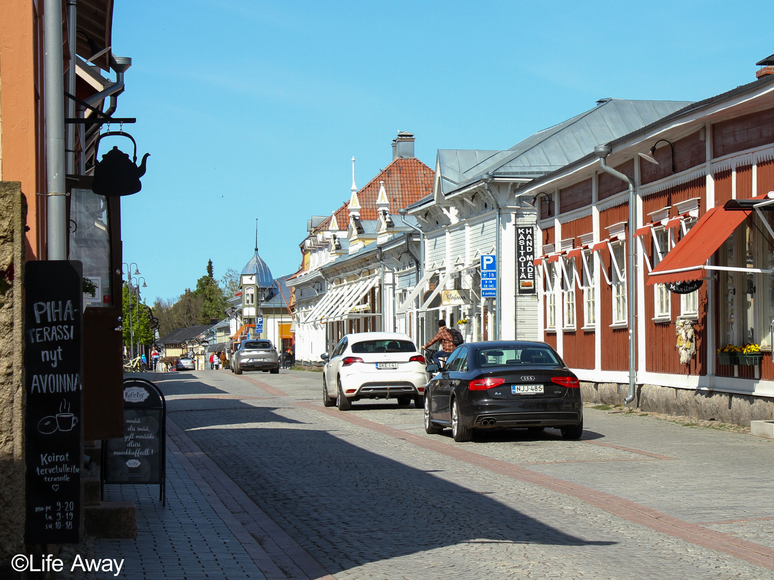 Street in Old Rauma in the Summer